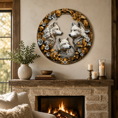 Wolf Suncatcher