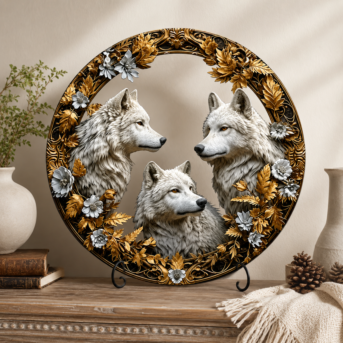 Wolf Suncatcher