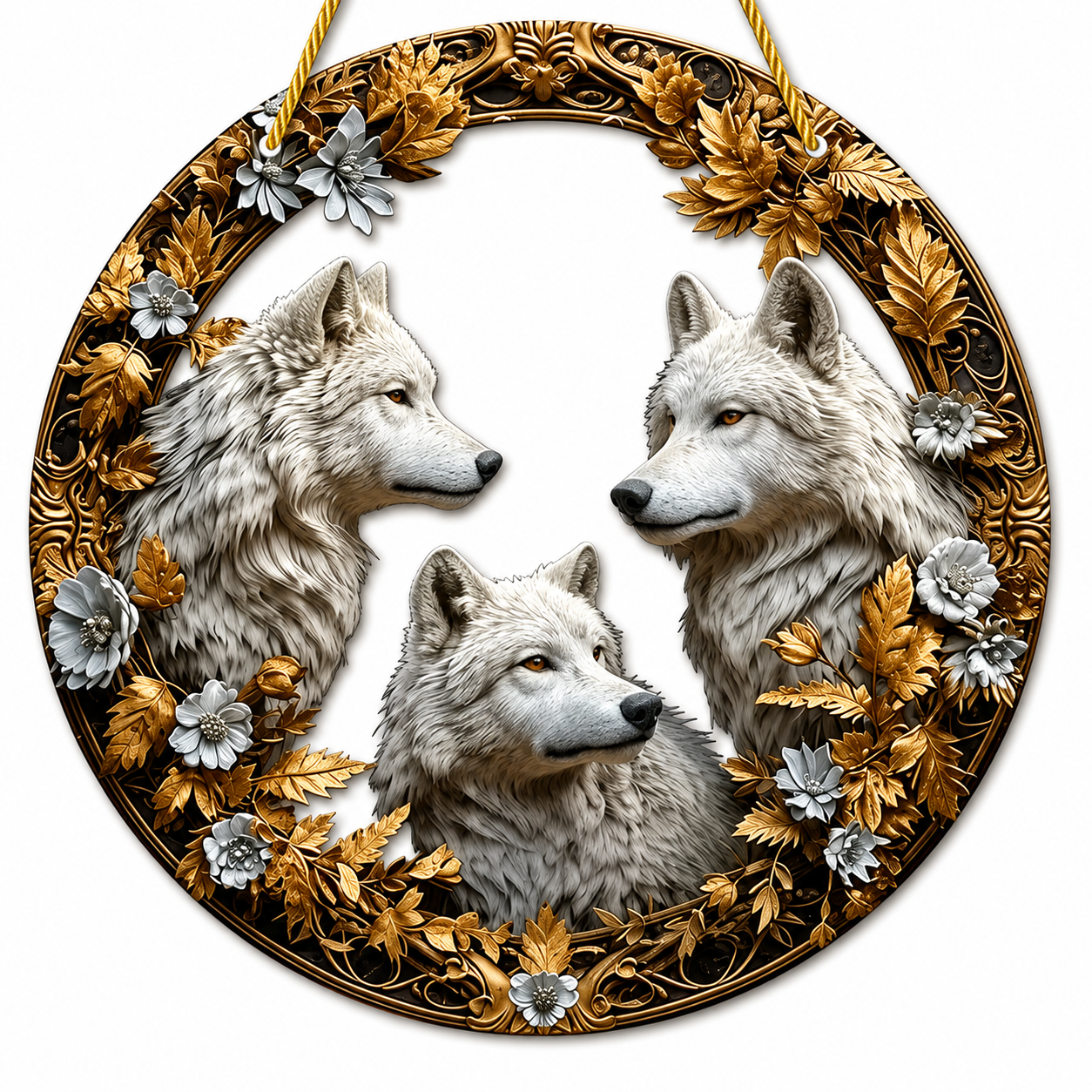 Wolf Suncatcher