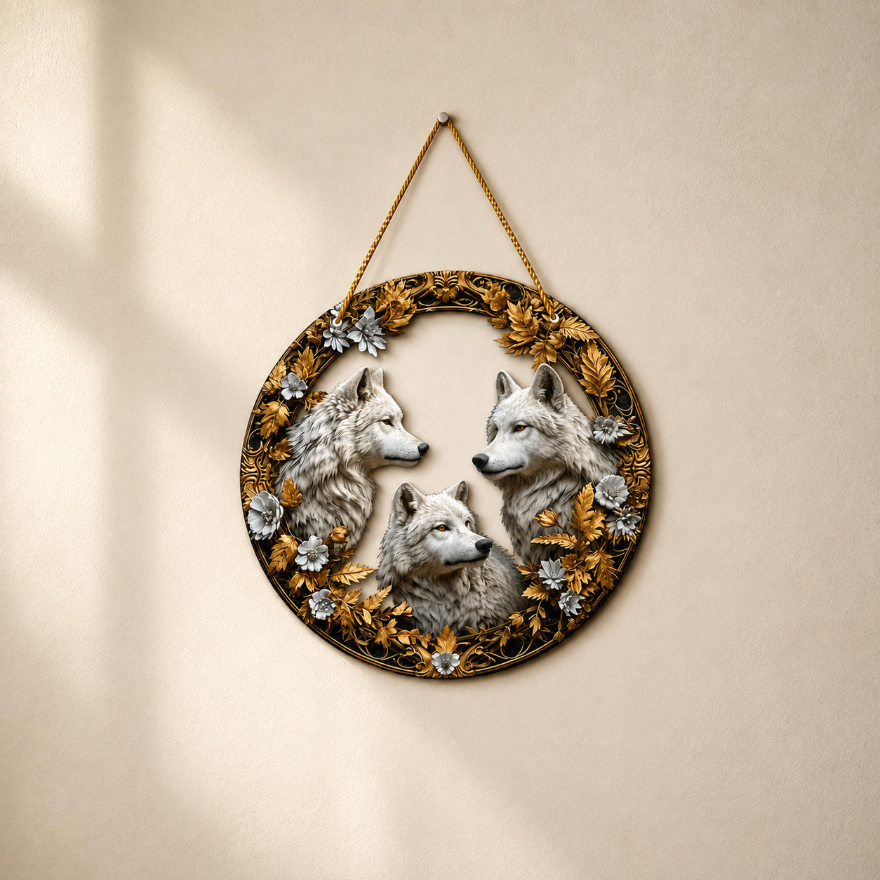 Wolf Suncatcher