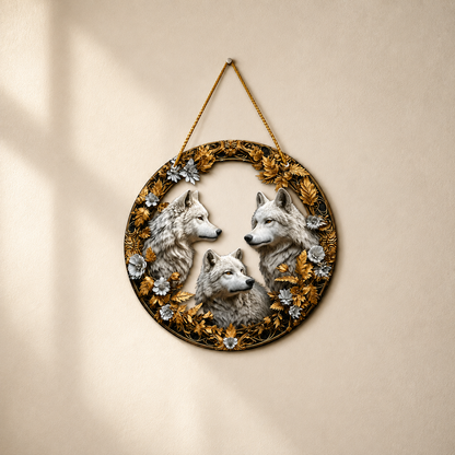 Wolf Suncatcher